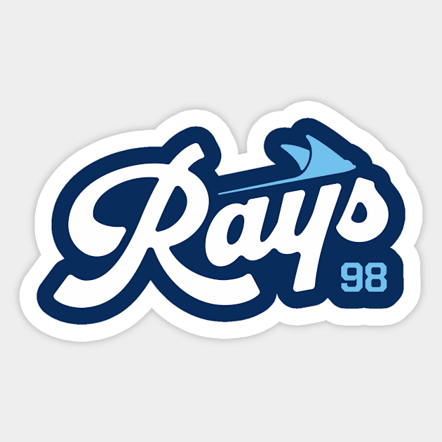 Tampa Baseball Since 98 Sticker by coopdesignco